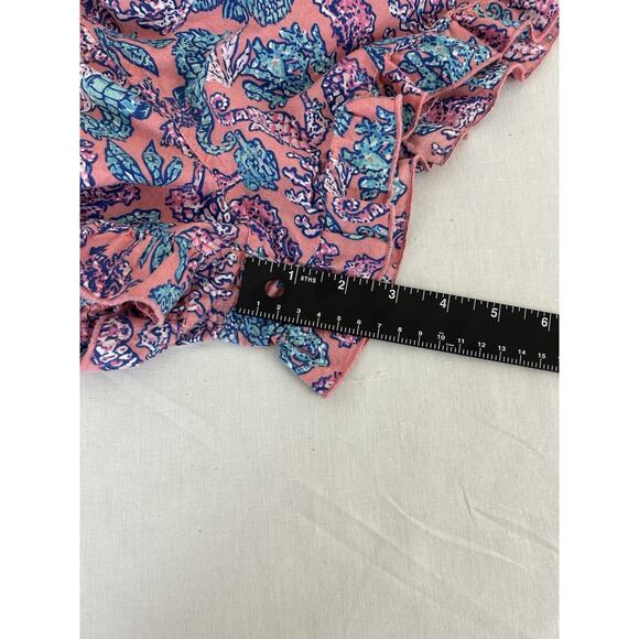 Romantic nautical ladies lounge shorts Simply Southern Sz S - Picture 5 of 8